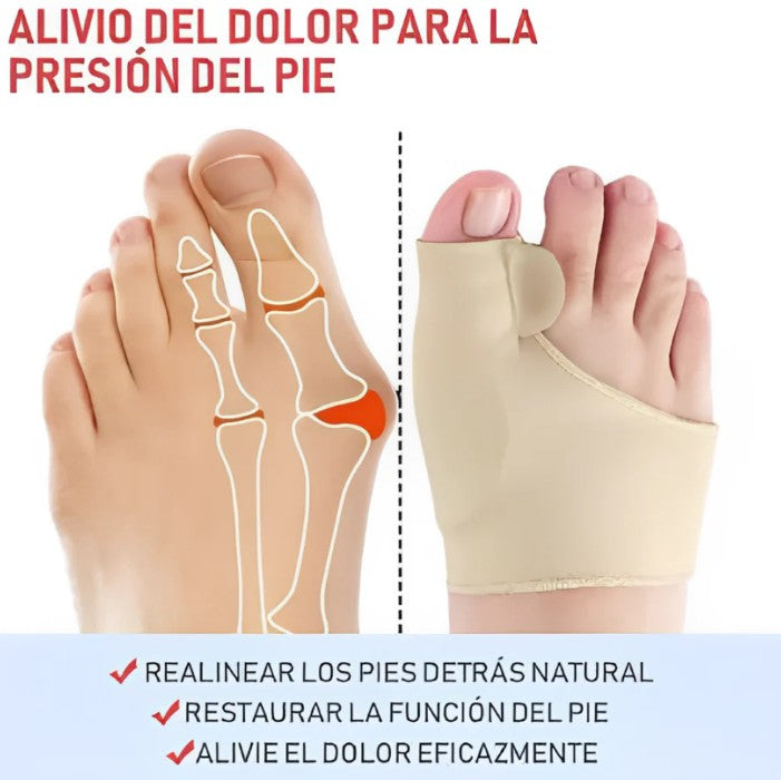 CORRECTOR DE JUANETE CON GOMA POR PAR