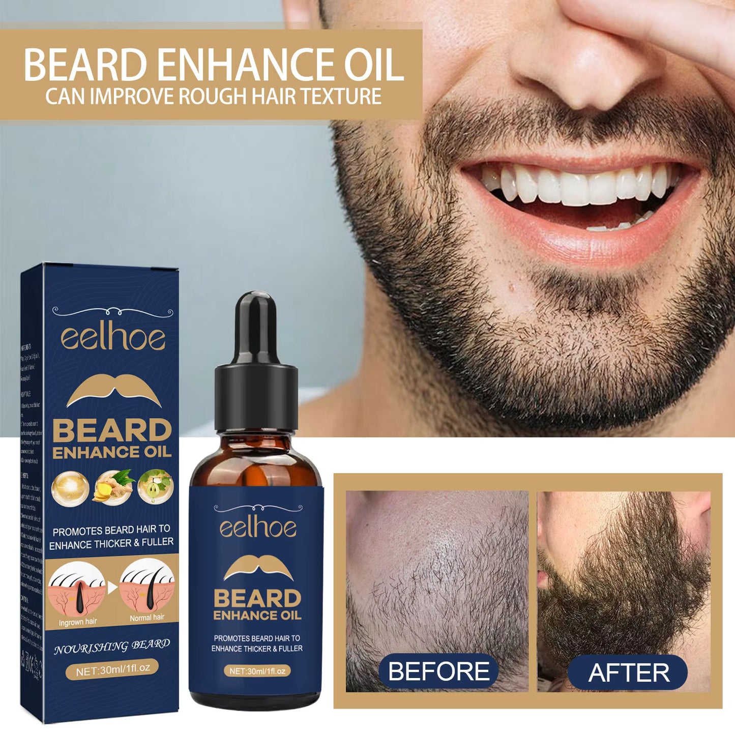 Serum Premium Para crecimiento de Barba