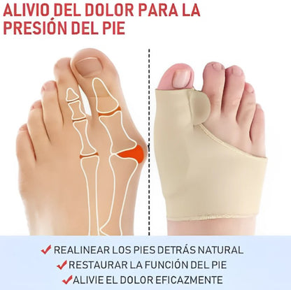 CORRECTOR DE JUANETE CON GOMA POR PAR