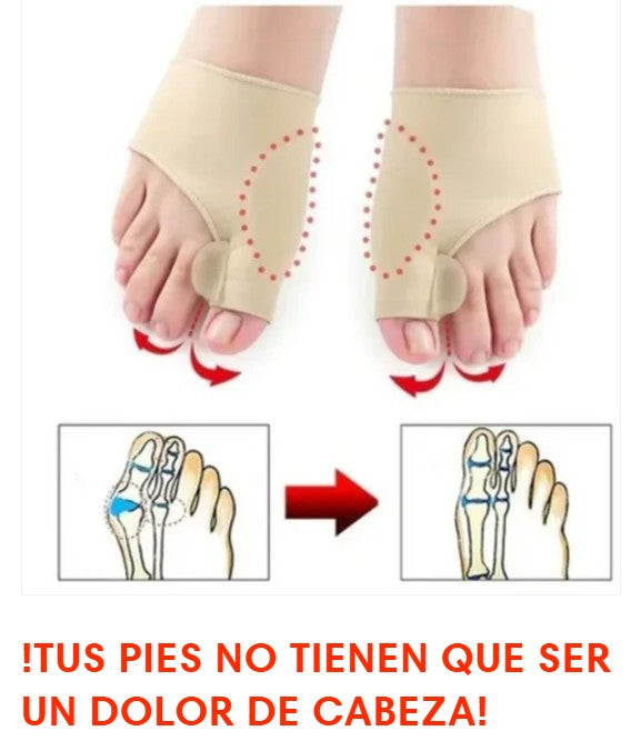 CORRECTOR DE JUANETE CON GOMA POR PAR
