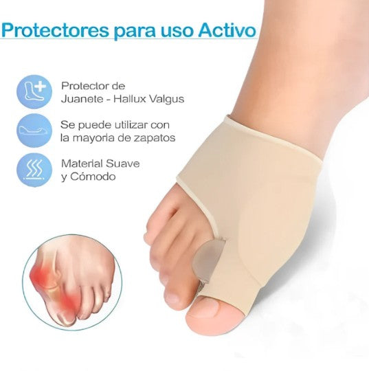 CORRECTOR DE JUANETE CON GOMA POR PAR
